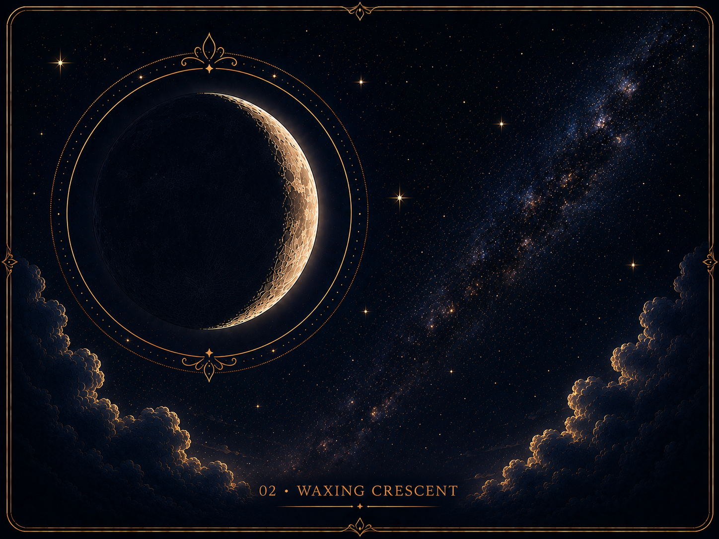 Waxing Crescent moon